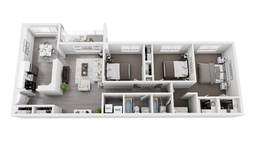 Three Bedroom